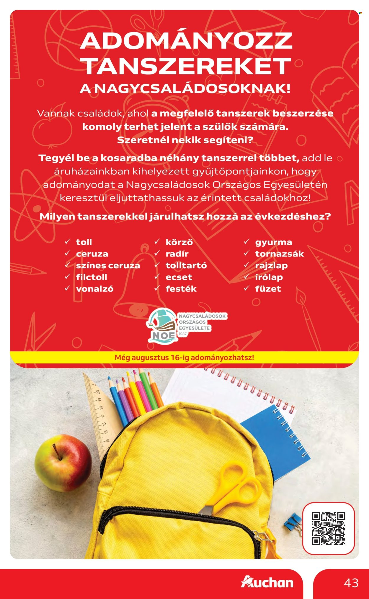 Auchan akciós újság érvényes:  - 2026.08.06 - 2026.08.19. 43. oldal Oldal 43