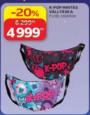 K-POP MINTÁS VÁLLTÁSKA