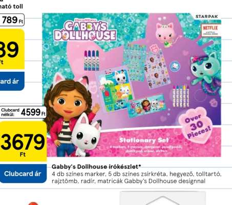 Gabby's Dollhouse írószerkészlet