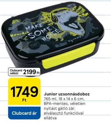 Junior uzsonnásdoboz