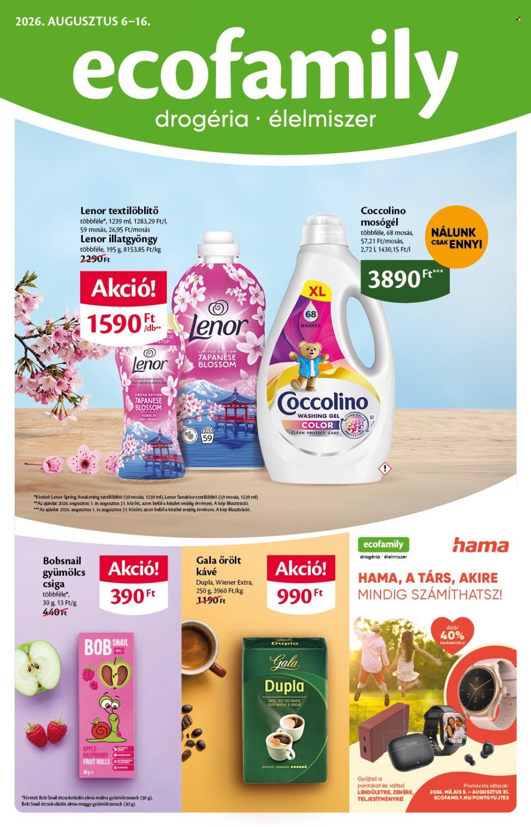 EcoFamily akciós újság érvényes:  - 2026.08.06 - 2026.08.16. 1. oldal Oldal 1