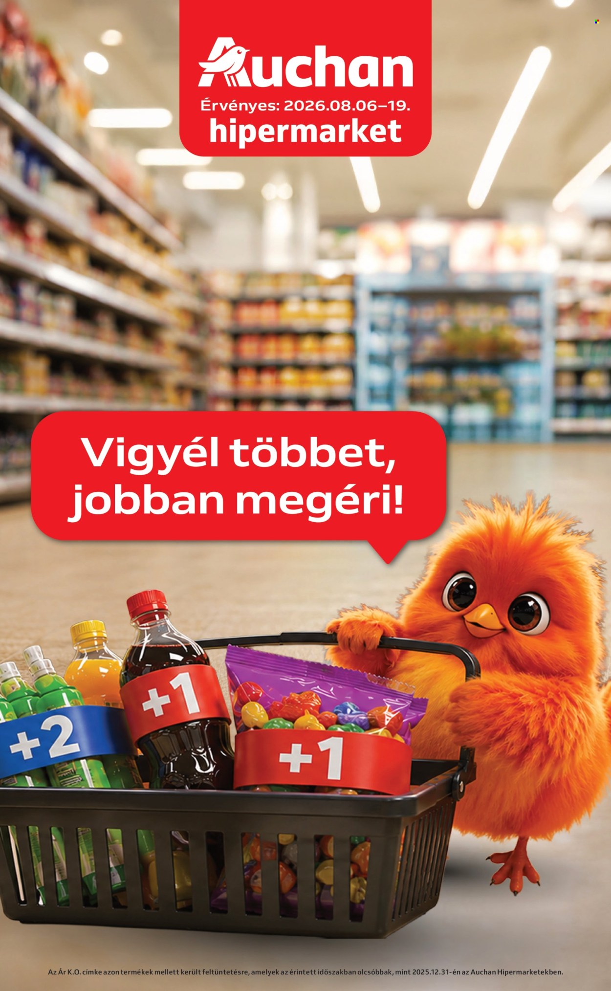 Auchan akciós újság érvényes:  - 2026.08.06 - 2026.08.19. 1. oldal Oldal 1