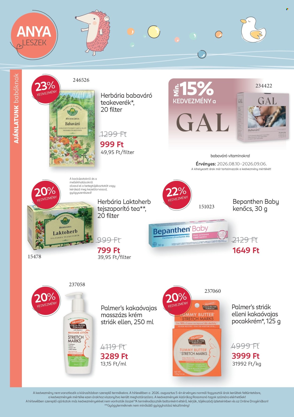 Rossmann akciós újság érvényes:  - 2026.08.10 - 2026.09.06. 6. oldal Oldal 6