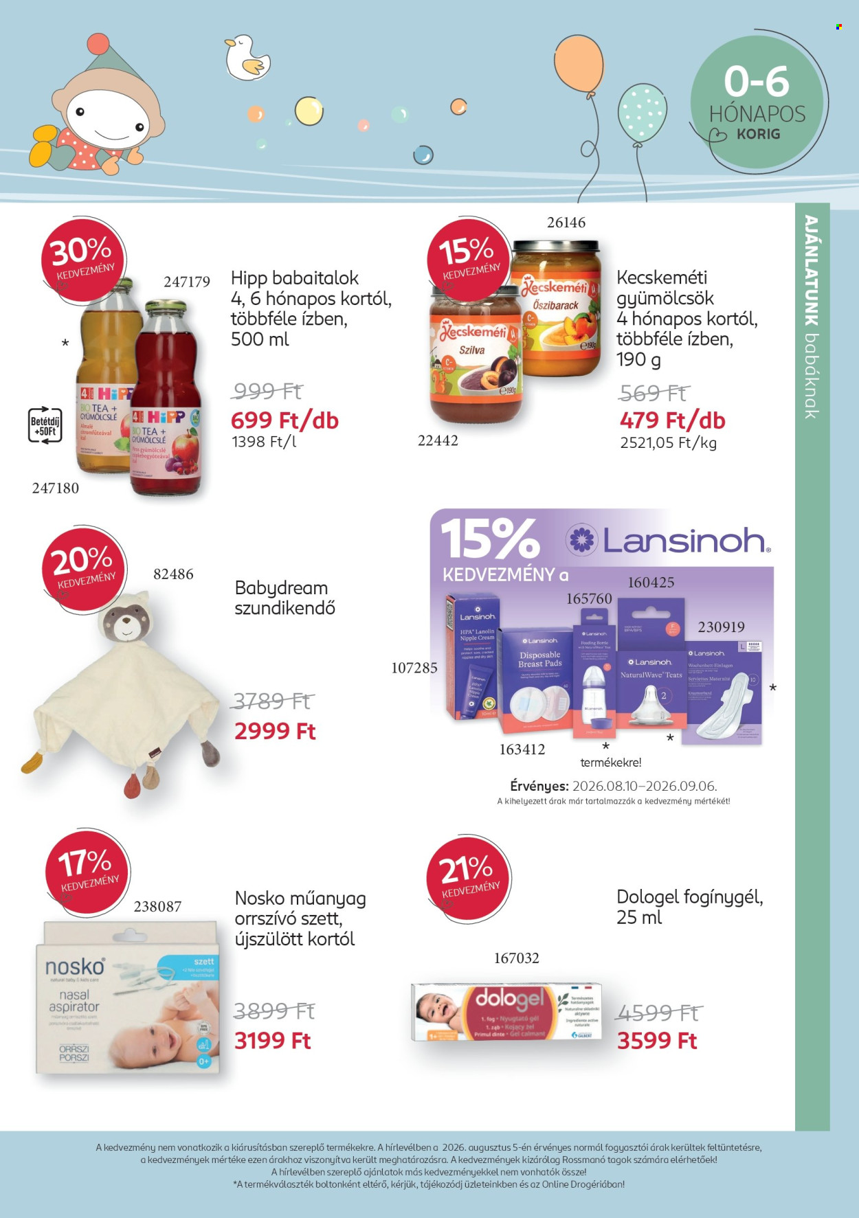Rossmann akciós újság érvényes:  - 2026.08.10 - 2026.09.06. 7. oldal Oldal 7