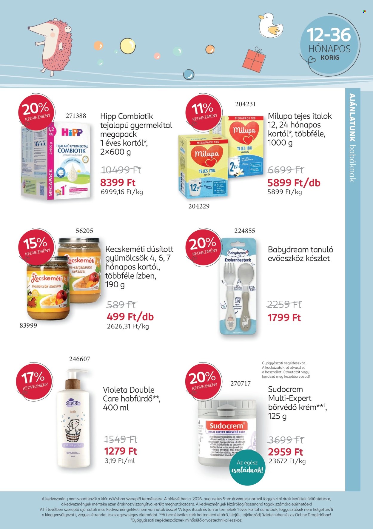 Rossmann akciós újság érvényes:  - 2026.08.10 - 2026.09.06. 9. oldal Oldal 9