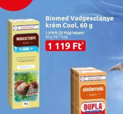 Biomed Vadgesztenye krém Cool, 60 g