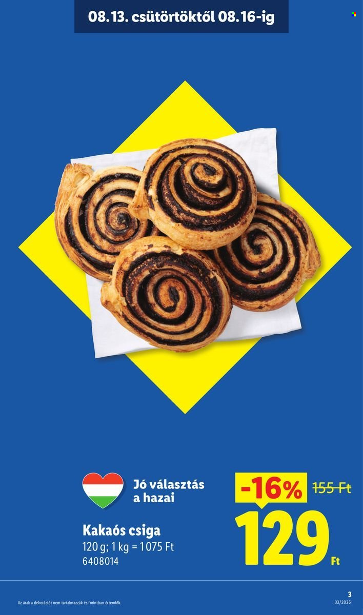 Lidl akciós újság érvényes:  - 2026.08.13 - 2026.08.18. 3. oldal Oldal 3