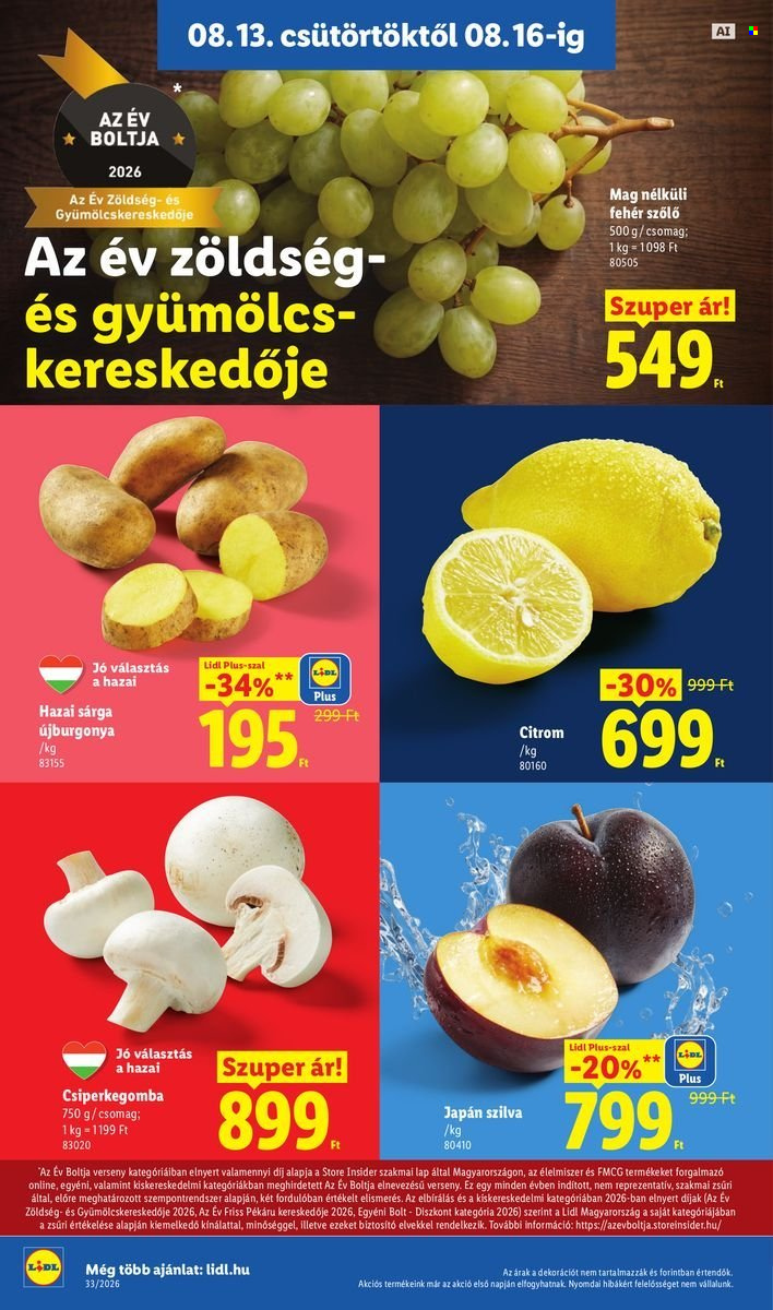 Lidl akciós újság érvényes:  - 2026.08.13 - 2026.08.18. 4. oldal Oldal 4