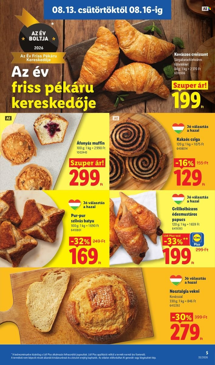Lidl akciós újság érvényes:  - 2026.08.13 - 2026.08.18. 5. oldal Oldal 5
