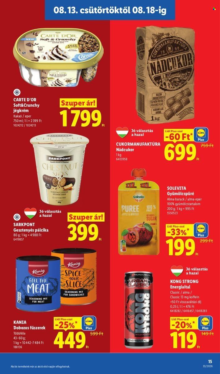 Lidl akciós újság érvényes:  - 2026.08.13 - 2026.08.18. 15. oldal Oldal 15