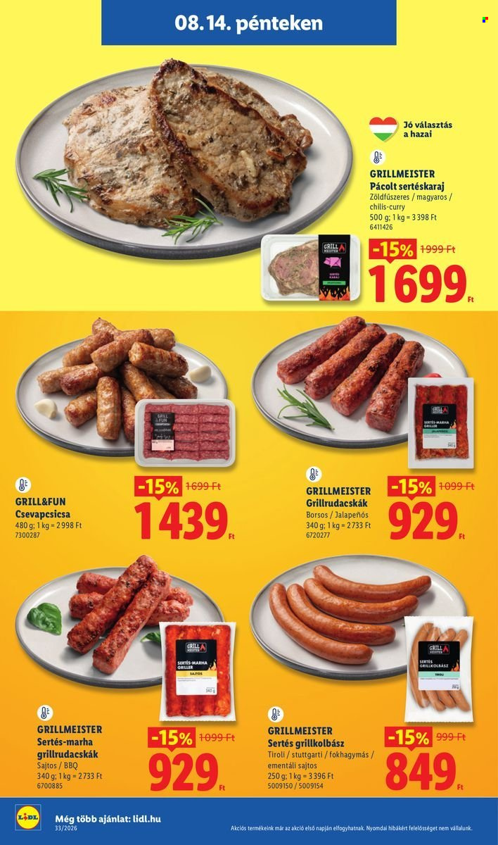 Lidl akciós újság érvényes:  - 2026.08.13 - 2026.08.18. 44. oldal Oldal 44