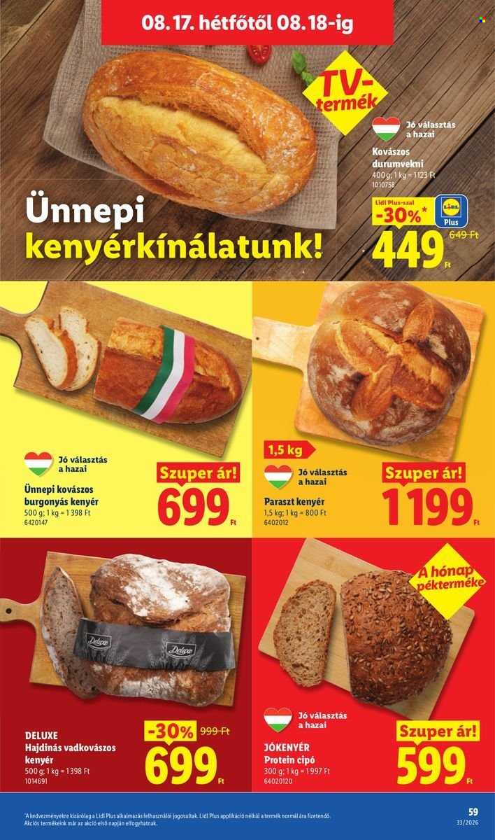Lidl akciós újság érvényes:  - 2026.08.13 - 2026.08.18. 59. oldal Oldal 59
