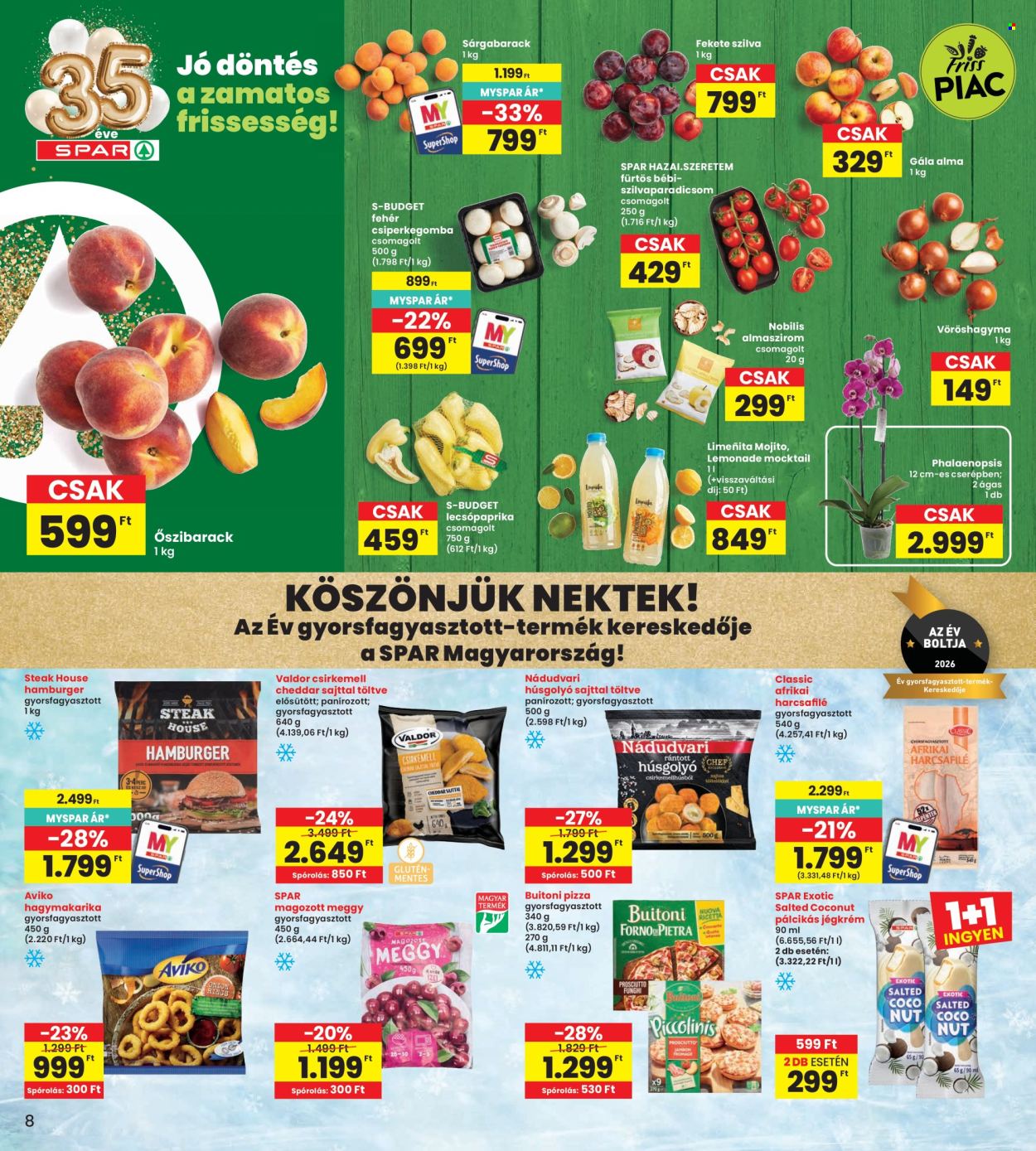 INTERSPAR akciós újság érvényes:  - 2026.08.13 - 2026.08.19. 8. oldal Oldal 8