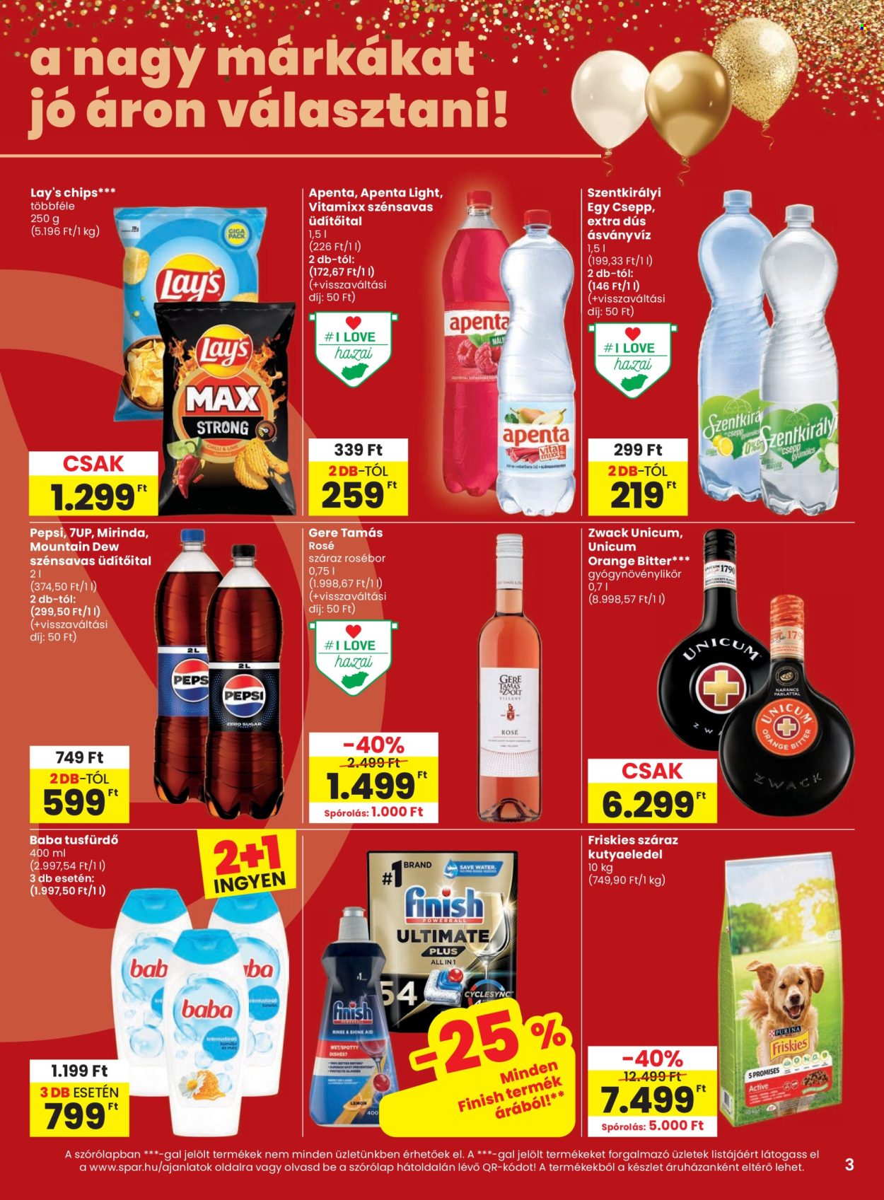 SPAR akciós újság érvényes:  - 2026.08.13 - 2026.08.19. 3. oldal Oldal 3