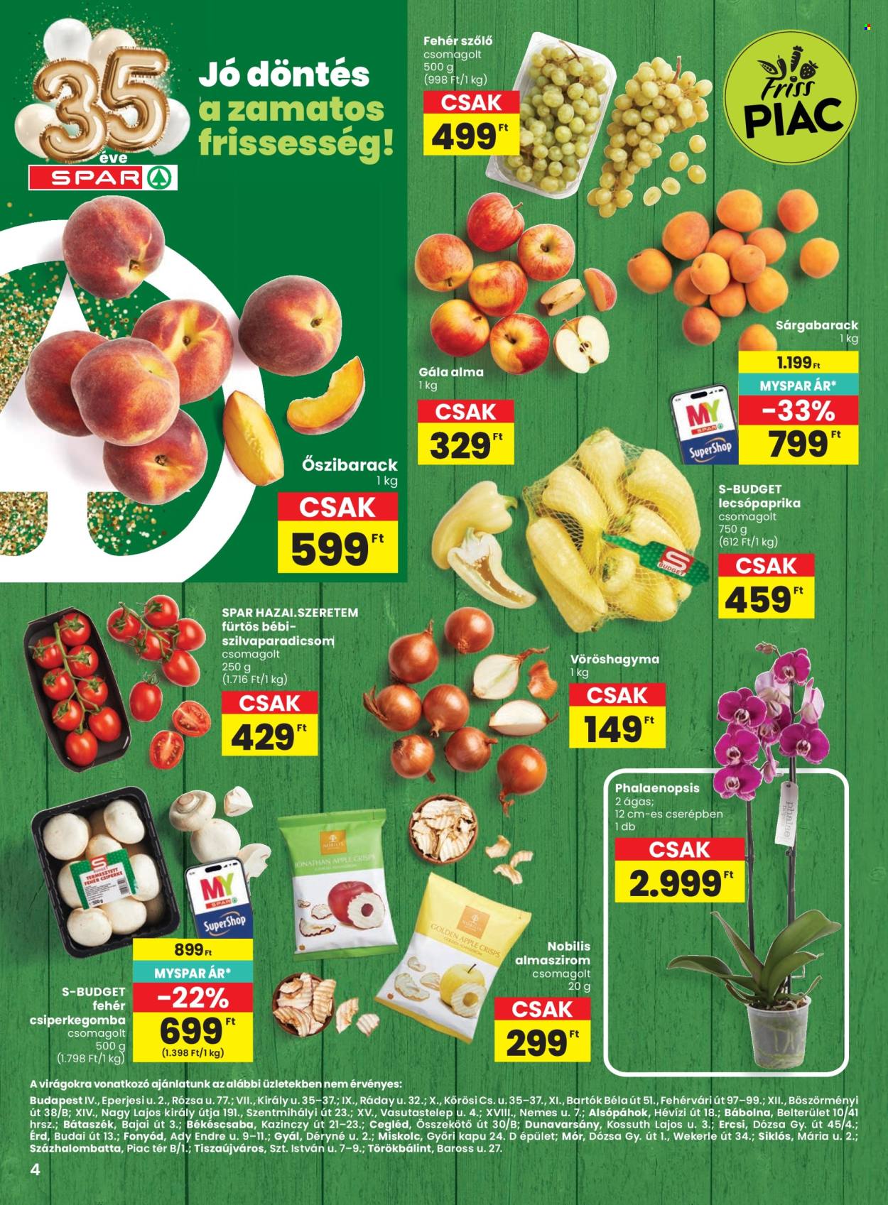 SPAR akciós újság érvényes:  - 2026.08.13 - 2026.08.19. 4. oldal Oldal 4