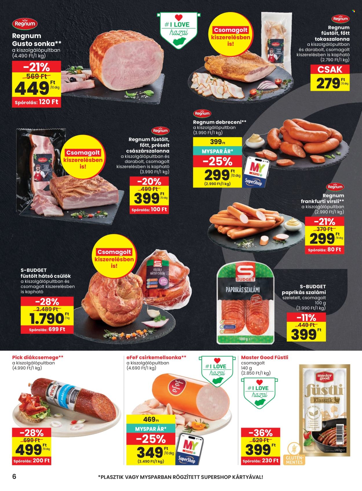 SPAR akciós újság érvényes:  - 2026.08.13 - 2026.08.19. 6. oldal Oldal 6