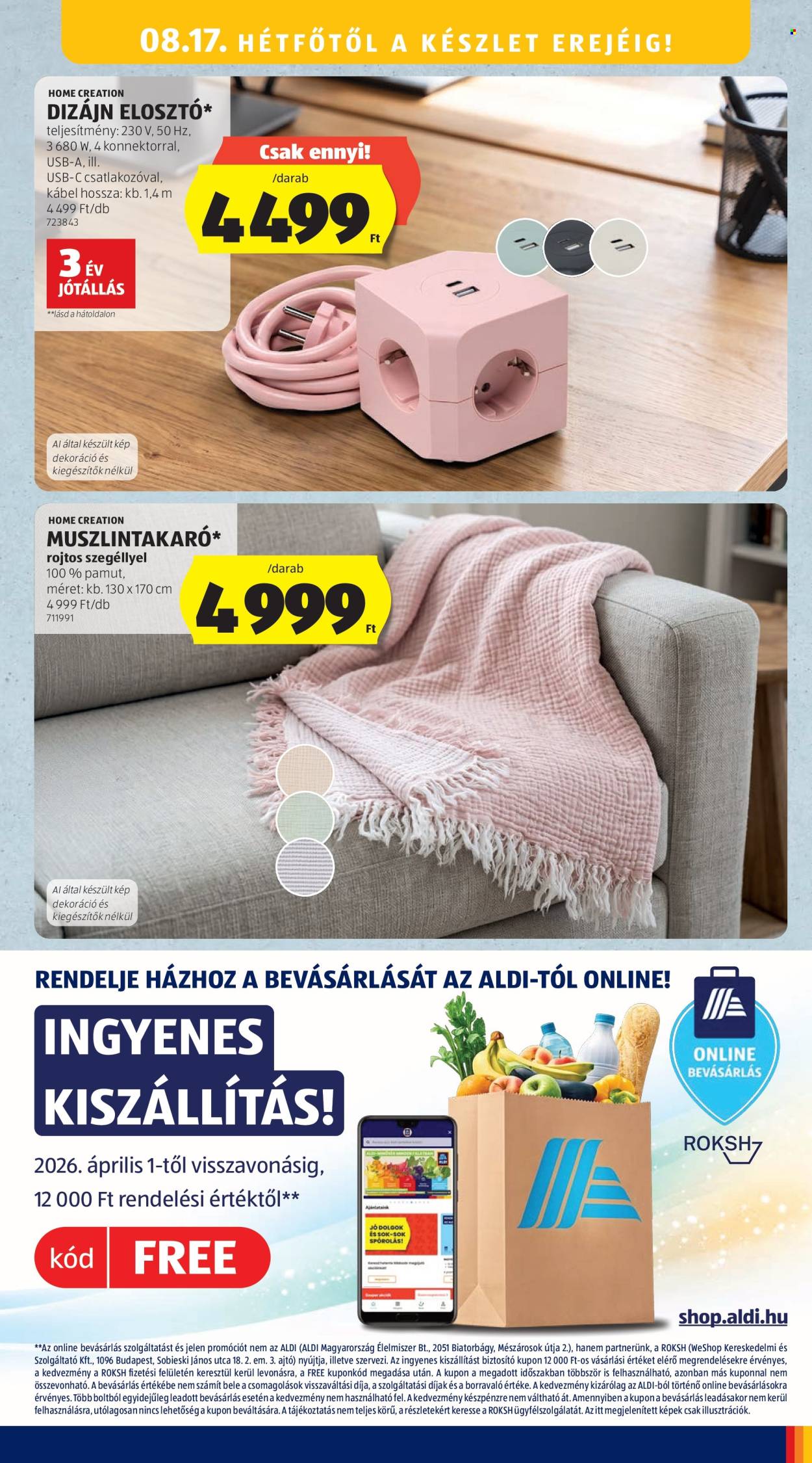 Aldi akciós újság érvényes:  - 2026.08.13 - 2026.08.19. 43. oldal Oldal 43