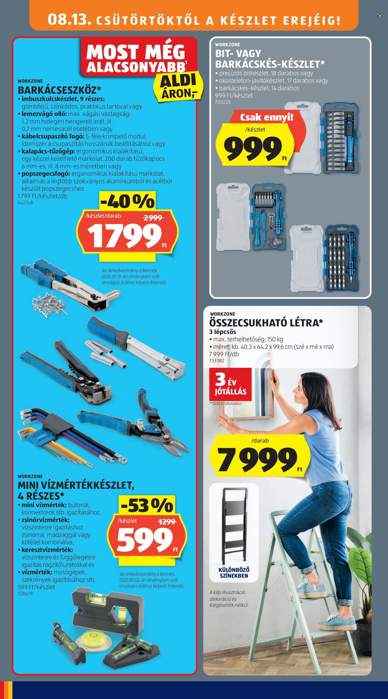 Aldi akciós újság érvényes:  - 2026.08.13 - 2026.08.19. 8. oldal Oldal 8