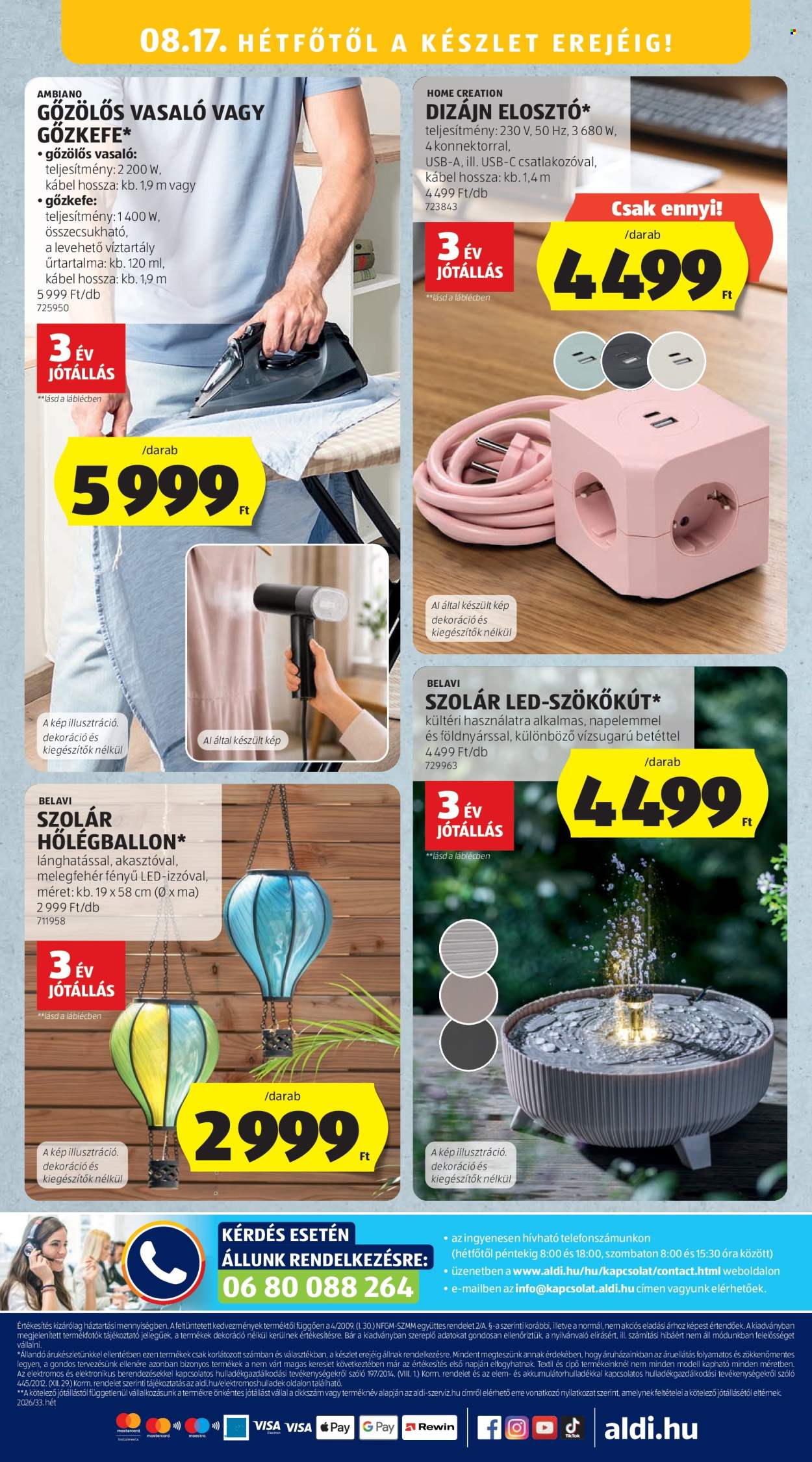 Aldi akciós újság érvényes:  - 2026.08.13 - 2026.08.19. 16. oldal Oldal 16