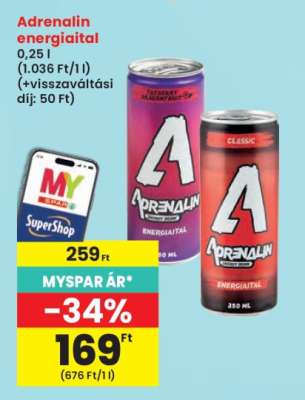 ADRENALIN Energiaital