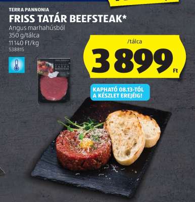 Terra Pannonia Friss Tatár Beefsteak
