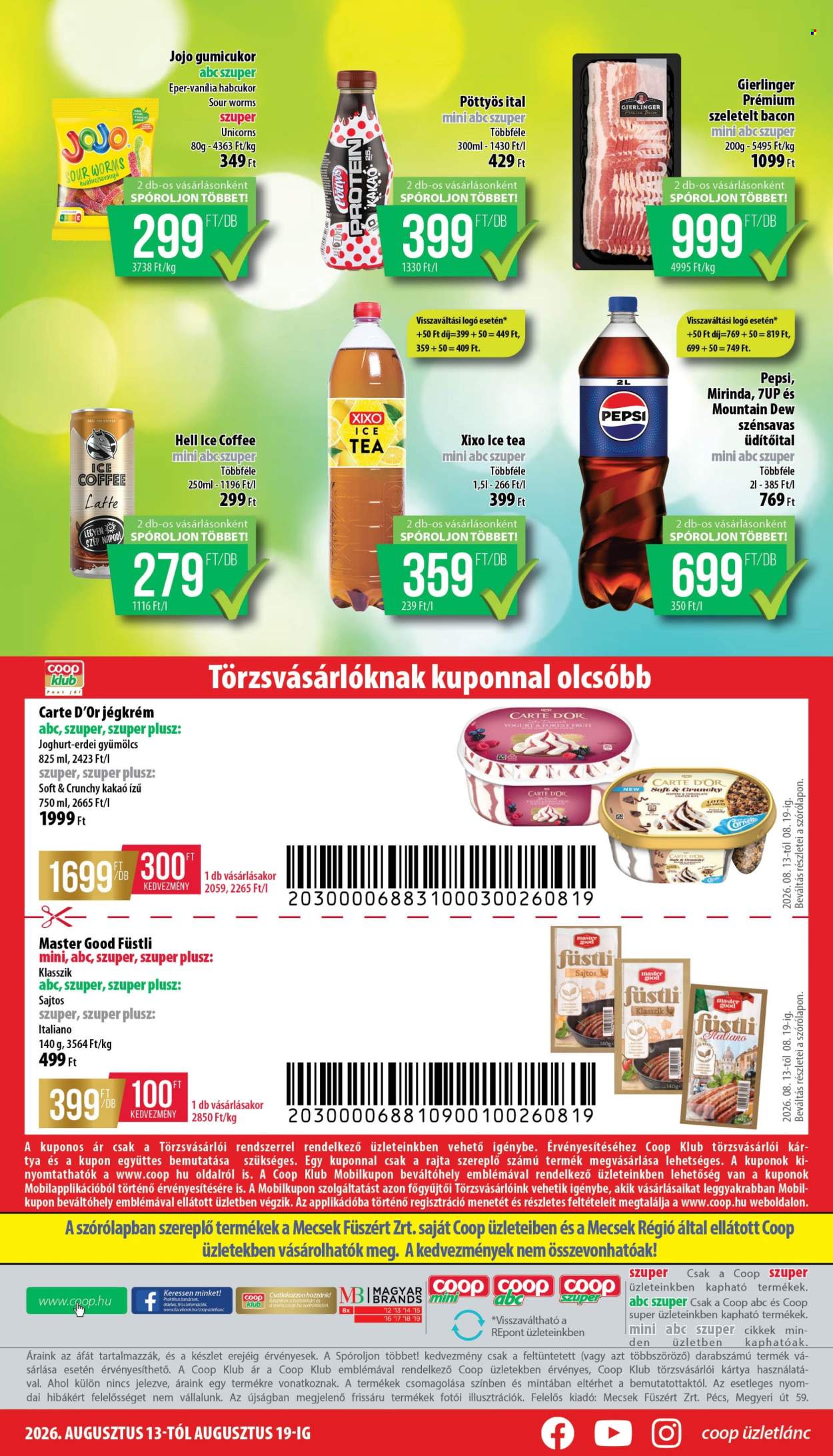 Coop akciós újság érvényes:  - 2026.08.13 - 2026.08.19. 8. oldal Oldal 8
