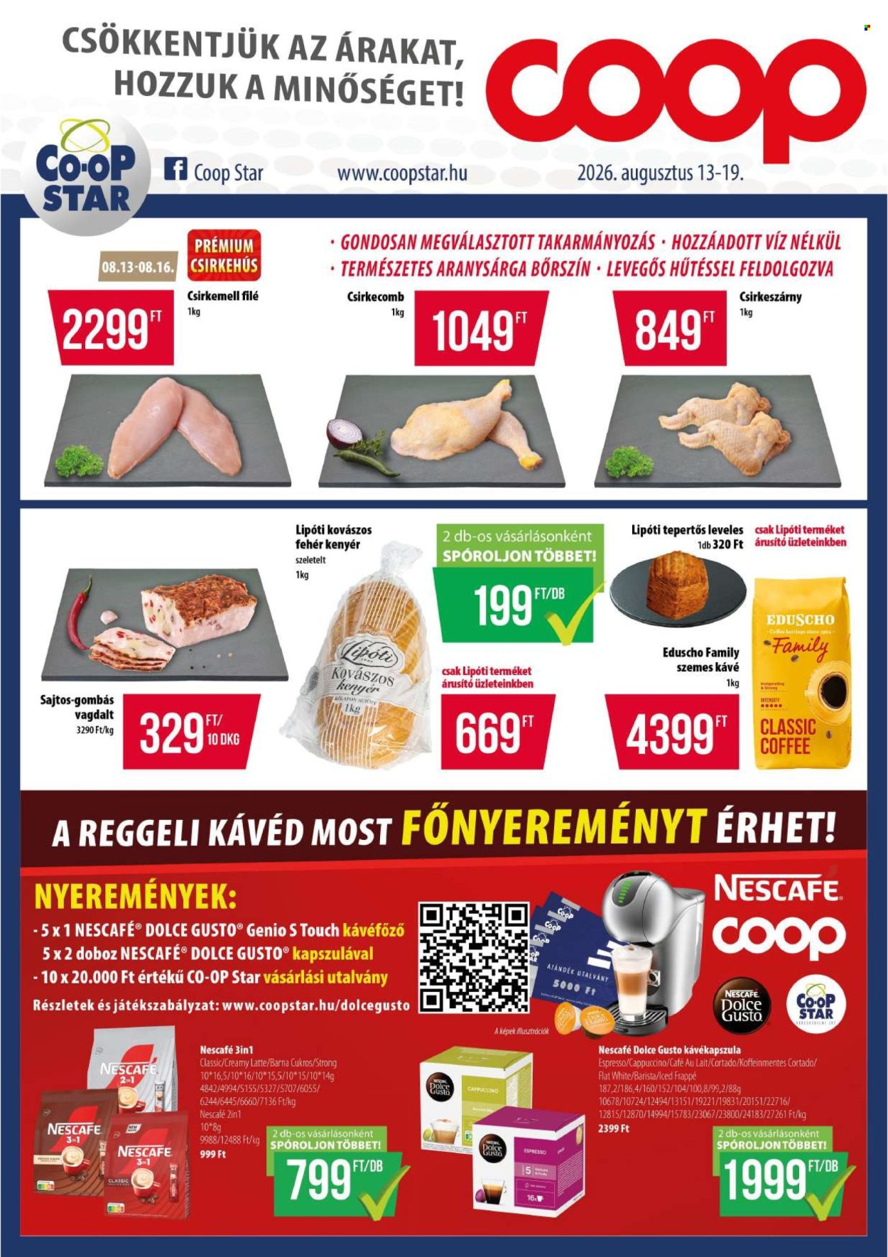 Coop akciós újság érvényes:  - 2026.08.13 - 2026.08.19. 1. oldal Oldal 1