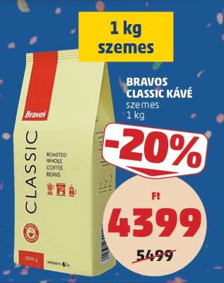 BRAVOS CLASSIC KÁVÉ