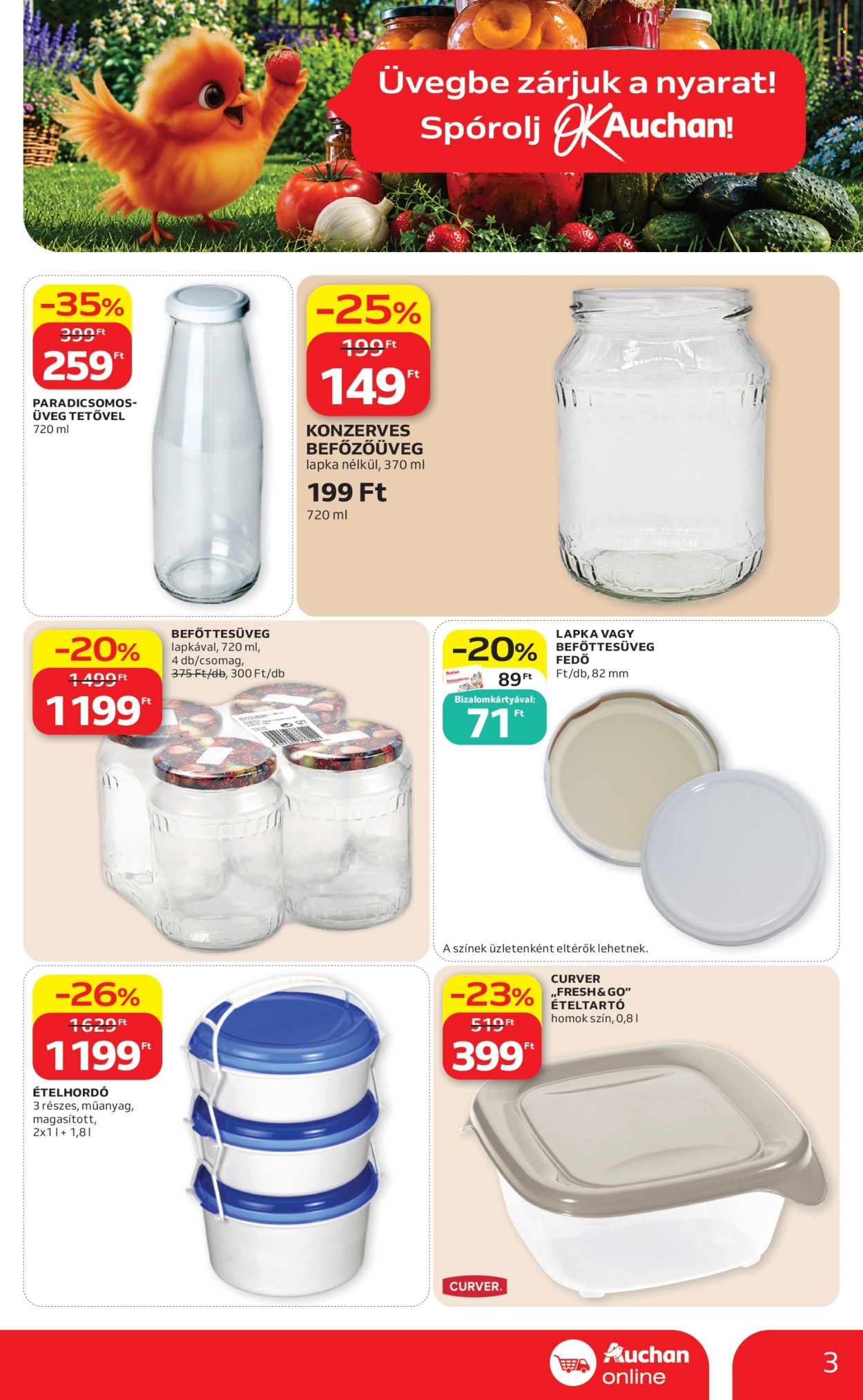 Auchan akciós újság érvényes:  - 2026.08.13 - 2026.08.19. 3. oldal Oldal 3