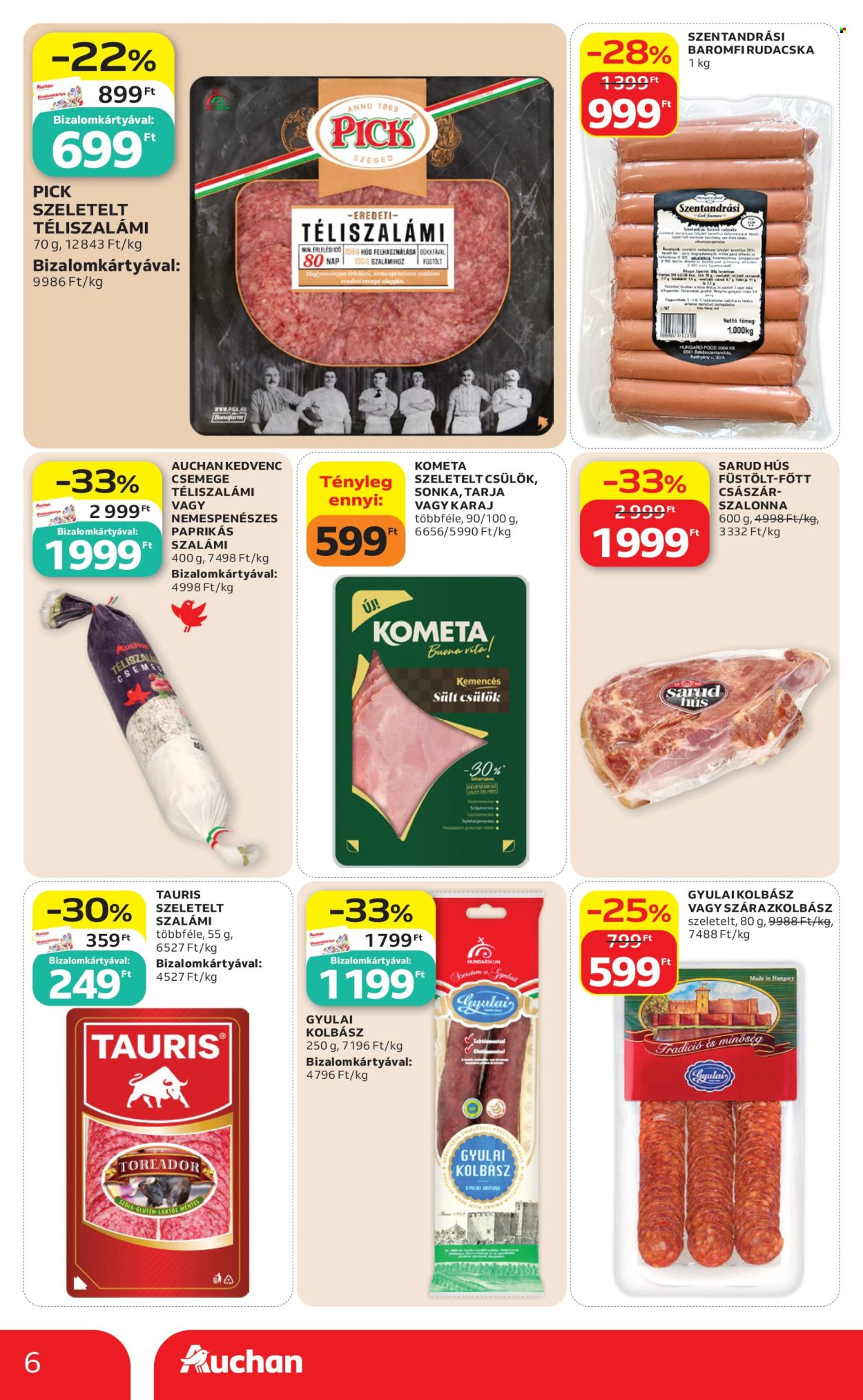 Auchan akciós újság érvényes:  - 2026.08.13 - 2026.08.19. 6. oldal Oldal 6