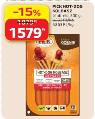 PICK Hot-dog kolbász