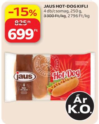 Jaus Hot-dog kifli