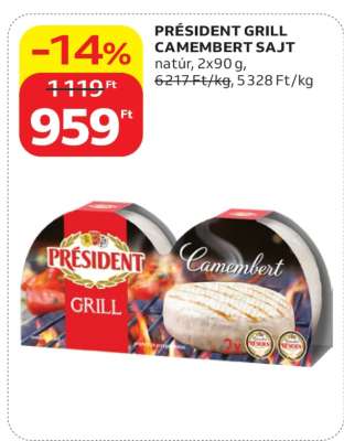 Président Grill Camembert sajt