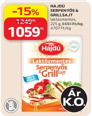 Hajdú Serpenyős Grillsajt