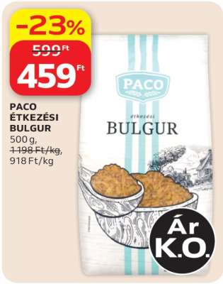 PACO ÉTKEZÉSI BULGUR