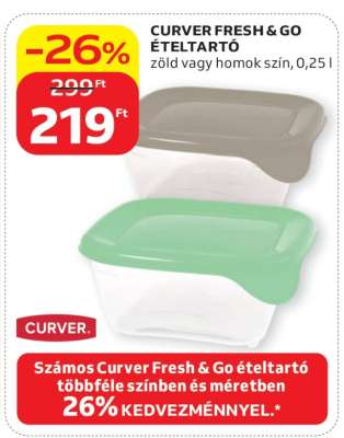 CURVER FRESH&GO ÉTELTARTÓ