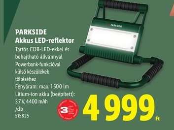 PARKSIDE Akkus LED-reflektor