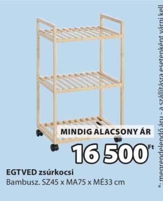 EGTVED zsúrkocsi