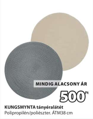 KUNGSMYNTA tányéralátét