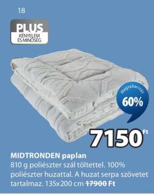 MIDTRONDEN paplan