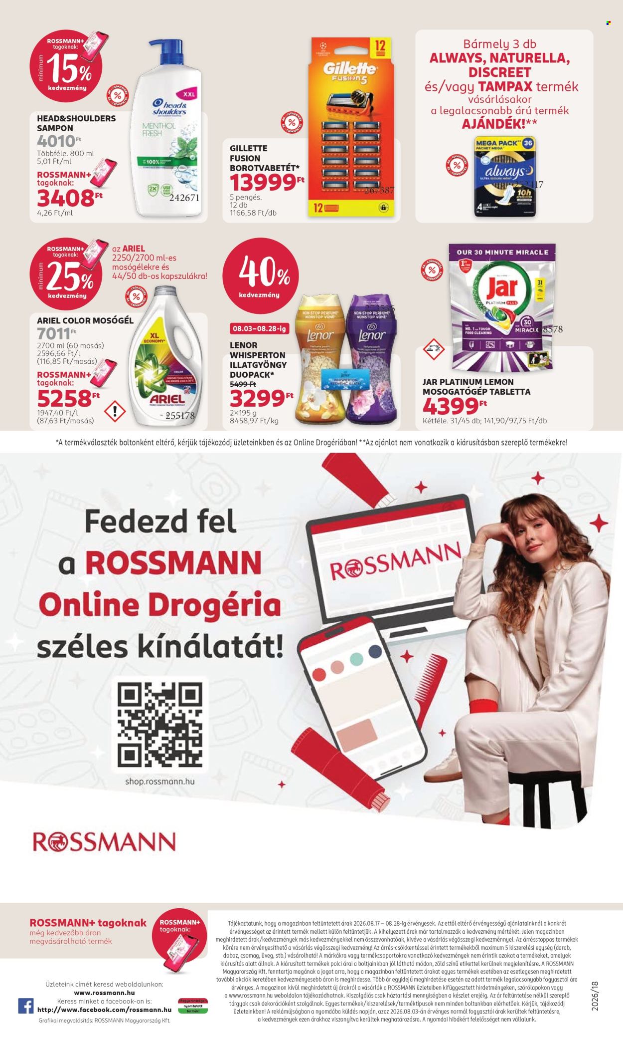 Rossmann akciós újság érvényes:  - 2026.08.17 - 2026.08.28. 24. oldal Oldal 24
