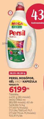 PERSIL MOSÓPOR, GÉL VAGY KAPSZULA