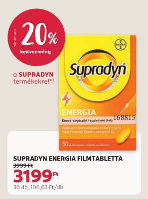 SUPRADYN ENERGIA FILMTABLETTA