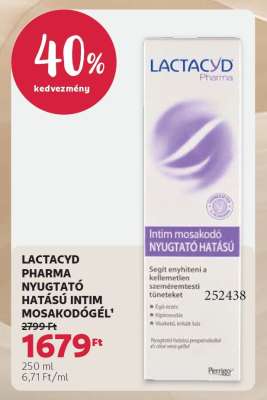 LACTACYD PHARMA NYUGTATÓ HATÁSÚ INTIM MOSAKODÓGÉL