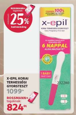 X-EPIL KORAI TERHESSÉGI GYORSTESZT