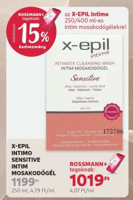 X-EPIL INTIMO SENSITIVE INTIM MOSAKODÓGÉL