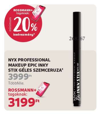 NYX PROFESSIONAL MAKEUP EPIC INKY STIX GÉLES SZEMCERUZA