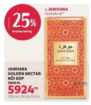 JAWHARA GOLDEN NECTAR NŐI EDP