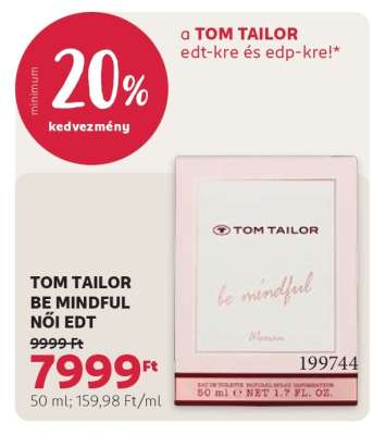 TOM TAILOR BE MINDFUL NŐI EDT