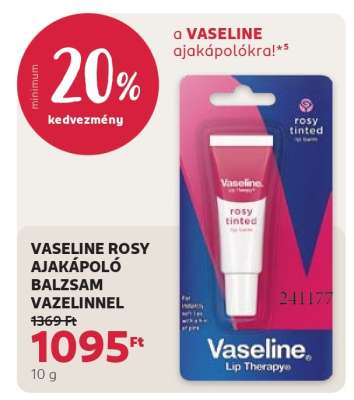 VASELINE ROSY AJAKÁPOLÓ BALZSAM VAZELINNEL